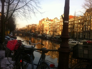 In love with Amsterdam, it's canals, Indonesian food and charm